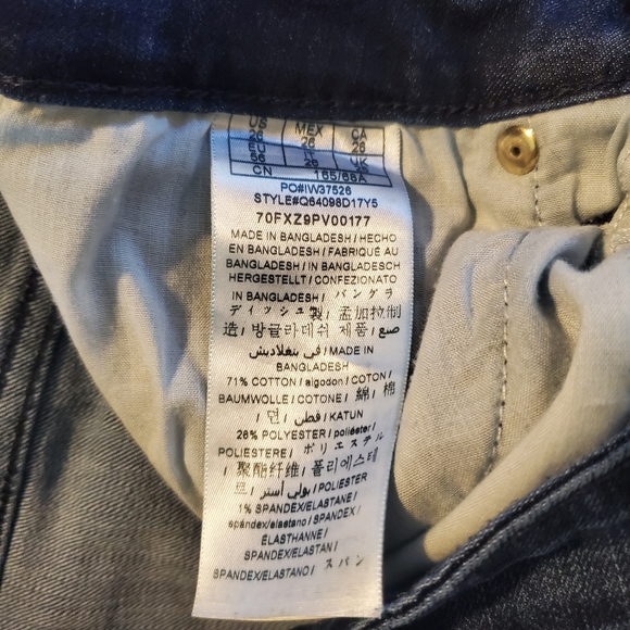 GUESS MEDIUM RISE SKINNY SARAH FIT MEDIUM WASH DENIM JEANS SIZE 26 EUC - Picture 11 of 12